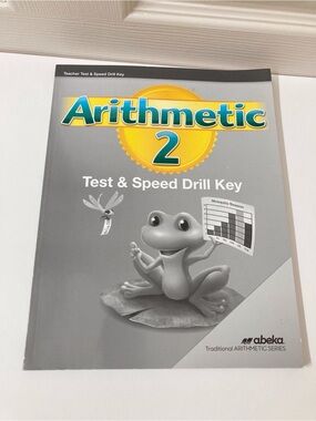 Abeka Arithmetic 2 Test and Speed Drill Teacher Key Homeschool